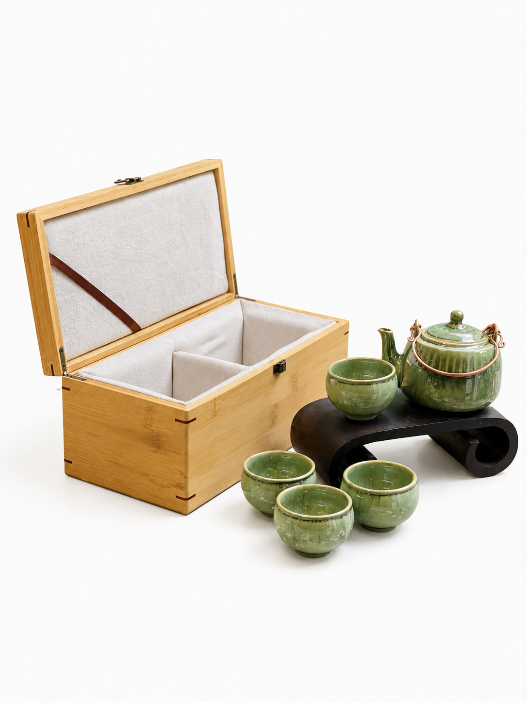 Bộ QT hộp tre ấm mùa xuân nhỏ - Men 0014
